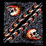 Écharpes de randonnée en coton avec tête de mort, bandana hip-hop, foulard de cou, fantôme, parkour, cyclisme, cagoule, rappeur, B-Boy, couvre-chef, bandeau BMX