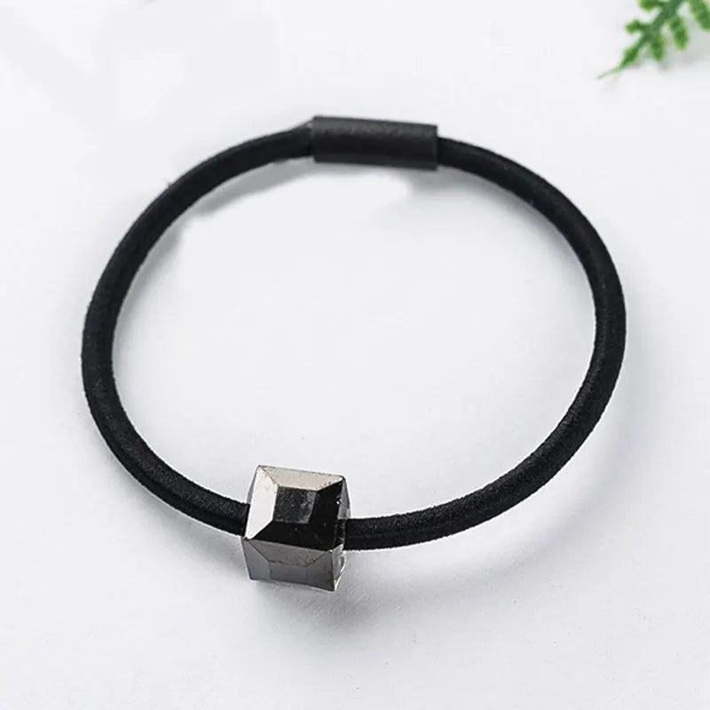 High Elastic Heart Pearl Round Shape Rubber Bands For Women Hair Band Kids Children Sweet Candy Color Hairbands Hair Accessories
