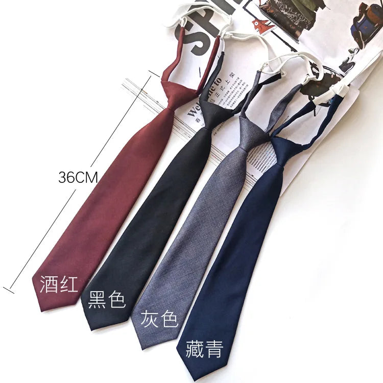 Corbata elástica de 7 cm para niños, corbata escolar para niños, niñas y bebés, corbata de color liso a la moda para bodas, corbata de boda.