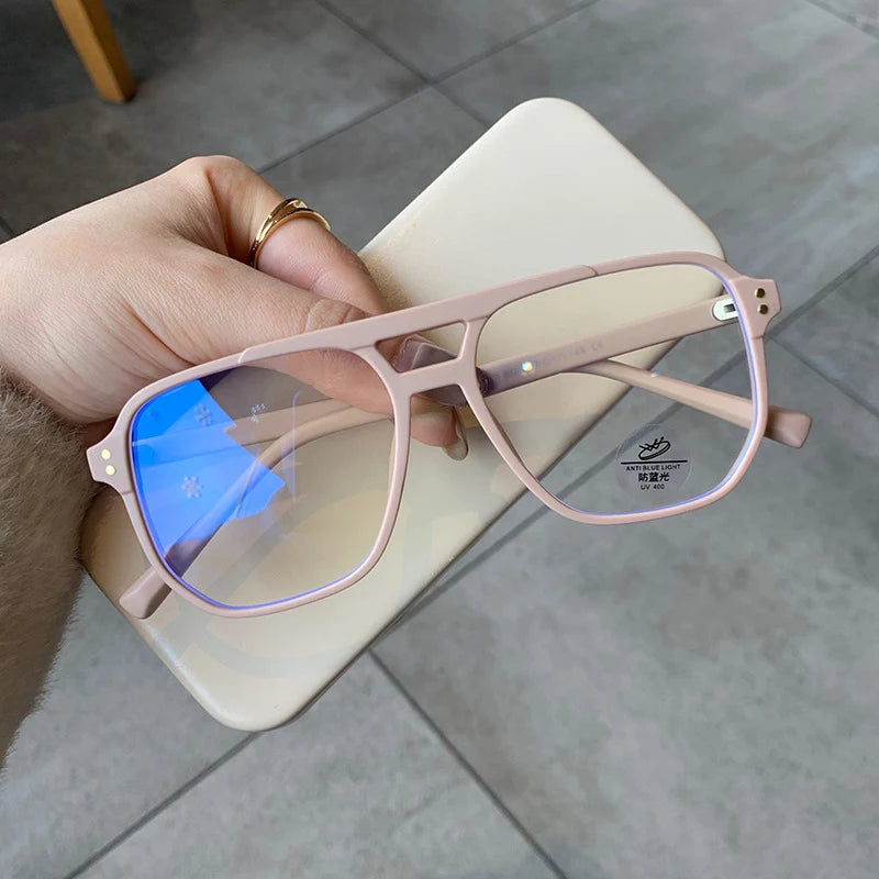 New 2022 Unisex Blue Light Blocking Glasses For Women Fashion Anti Blue Ray Eyewear Men Computer Gaming Eyeglasses UV Protection