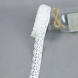 5Yards/lot White Cotton Embroidered Lace Trim Ribbons Fabric DIY Sewing Handmade Craft Materials Garment Clothes Accessories