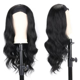 Machine Made Wigs Natural Color Wig Human Hair Deep Wave Glueless None Lace Front Curly Wave Wig Brazilian Virgin Hair