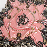 Foulard carré en soie pour femme, bandana, châle, satin, grand hijab, pashmina, bandeau 2021