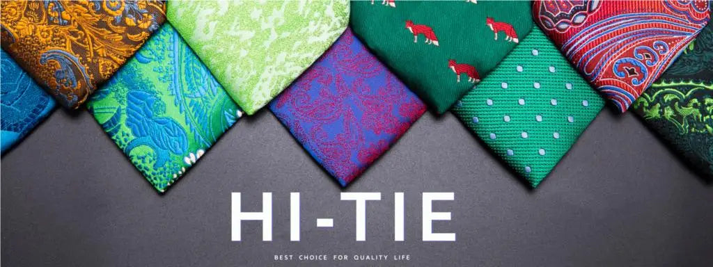 Cravate de mariage en soie unie bleu clair Hi-Tie pour homme, design tendance, boutons de manchette élégants, pour affaires, fête, livraison directe