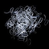 New 200 Pcs Child Baby Gum Transparent TPU Disposable Elastics Hair Bands Girls Ponytail Holder Rubber Bands Hair Accessories