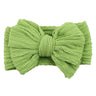 Solid Cable Bow Baby Headband for Child Nylon Layers Headwear Kids Elastic Turban Headwraps Newborn Boys Girls Hair Accessories