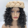 Bronzing Fabric Women's Headbands Elastic Braids Hair Bands Female Turban Cap Party Headwear Accessories Fashion Bandage Bandana