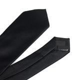 Cravates noires pour hommes et femmes, costumes décontractés, cravates unies, cravates fines pour hommes, pour affaires, mariage, cravates fines pour hommes