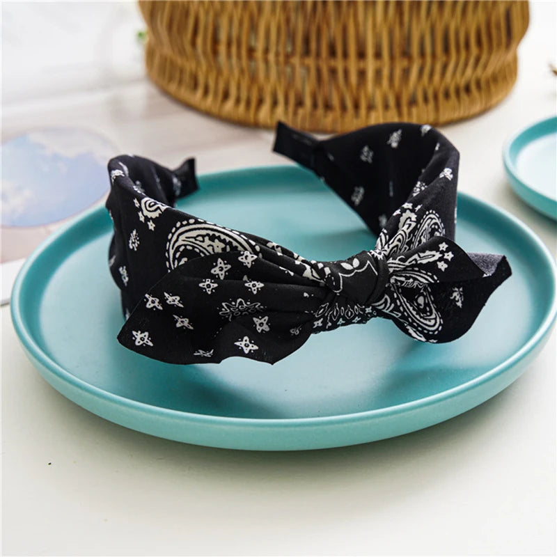Fashion Women Big Bow Headband Hair Hoop Bands Girls Bowknot Wide Hairbands Ornaments for Girls Hair Accessories Headdredss