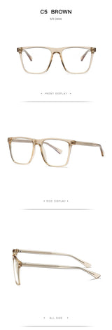 Blue Light Blocking Glasses Frame for Optical Prescription Eyeglasses Frame New Arrival Full Rim Plastic UV400 Anti-scratch