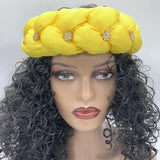 Women Braids Headbands Candy Color Elastic Hairbands Female Bandanas Girls Diamonds Hair Bands Headwear Accessories