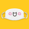 Super Cute Expression Smile Breathable Mouth Face Mask For Korean Black Kpop Unisex Kawaii Face Mouth Muffle Mask Cotton Anime
