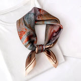 Neuer Schal 100% Seide Bandana Damen Quadratische Schals Wickeltuch Mulberry Frühlingsmode Luxus Hochwertige Stirnband Hijab-Schals