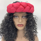 Bronzing Fabric Women's Headbands Elastic Braids Hair Bands Female Turban Cap Party Headwear Accessories Fashion Bandage Bandana