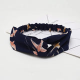 2020 Fashion Bohemian Headband Print Hairbands For Women Girls Vintage Cross Knot Turban Bandanas Headwear Hair Accessories