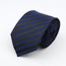 Nouvelle cravate classique à rayures et pois pour homme, jacquard, 7 cm, en polyester, étroite, slim, pour mariage, marié, affaires, costume, chemise, cadeau