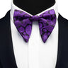 GUSLESON Fashion Paisley Bow Tie For Men Women Classic Big Bowtie For Party Wedding Bowknot Adult Mens Bowties Cravats Red Tie