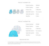 Bonnet et moufles pour nouveau-né, bonnet confortable pour fille et garçon, bonnet et gants en coton pour bébé de 0 à 6 mois
