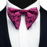 GUSLESON Fashion Paisley Bow Tie For Men Women Classic Big Bowtie For Party Wedding Bowknot Adult Mens Bowties Cravats Red Tie