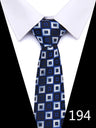 Cravate homme 7,5 cm, style nouveau, bleu, vert et orange, motif cachemire, motif floral, pour mariage, travail