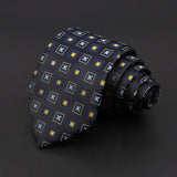 Classic Silk Men Tie Plaid Stripe Floral Ties Formal Wear Business Suit Jacquard Necktie Wedding Party Gift Daily Accessories