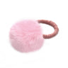 Pink Elastic Hair Bands Cute Rabbit Round Beads Heart Strawberry Rubber Band For Baby Girls Children Women Hair Accessories Gift