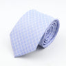 Nouvelle cravate classique à rayures et pois pour homme, jacquard, 7 cm, en polyester, étroite, slim, pour mariage, marié, affaires, costume, chemise, cadeau