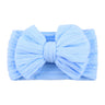 Solid Cable Bow Baby Headband for Child Nylon Layers Headwear Kids Elastic Turban Headwraps Newborn Boys Girls Hair Accessories
