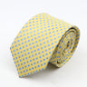 Nouvelle cravate classique à rayures et pois pour homme, jacquard, 7 cm, en polyester, étroite, slim, pour mariage, marié, affaires, costume, chemise, cadeau