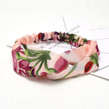 2020 Fashion Bohemian Headband Print Hairbands For Women Girls Vintage Cross Knot Turban Bandanas Headwear Hair Accessories
