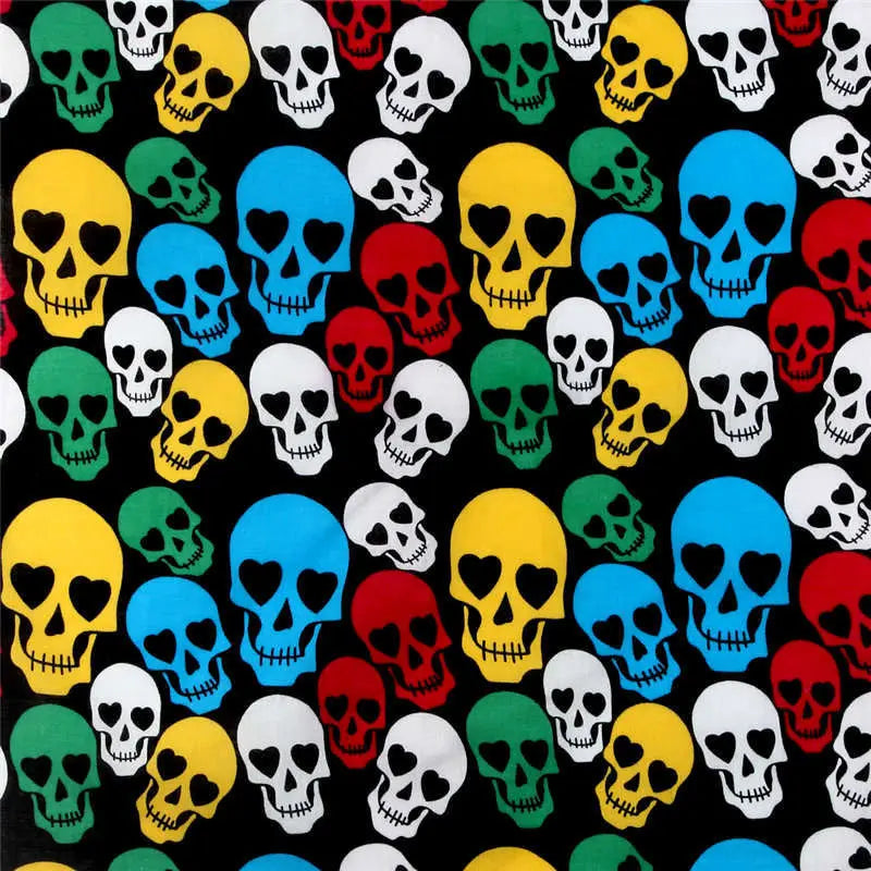 Écharpes de randonnée en coton avec tête de mort, bandana hip-hop, foulard de cou, fantôme, parkour, cyclisme, cagoule, rappeur, B-Boy, couvre-chef, bandeau BMX