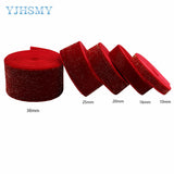 Ruban de Noël en velours rouge brillant pour le Nouvel An, 4,6 m, pour guirlandes, cadeaux, emballages, couronnes, nœuds