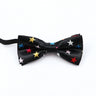 Nœud papillon en forme de note de musique, guitare, piano, pour adultes et enfants, accessoire fantaisie fait à la main pour fête de mariage, cadeau pour hommes