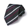 Cravate Huishi 8 cm à pois pour homme, slim, tendance, en polyester et microfibre, à carreaux, pour mariage