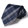 Cravate Huishi 8 cm à pois pour homme, slim, tendance, en polyester et microfibre, à carreaux, pour mariage