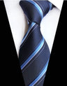 Corbatas de seda tejidas en jacquard con diseño de cachemira a cuadros para hombre, corbatas de 8 cm a rayas para trajes de negocios, bodas y fiestas.