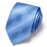 Cravate classique en soie pour homme, 48 couleurs, 7,5 cm, de luxe, à rayures, fine, pour costume, mariage, fête