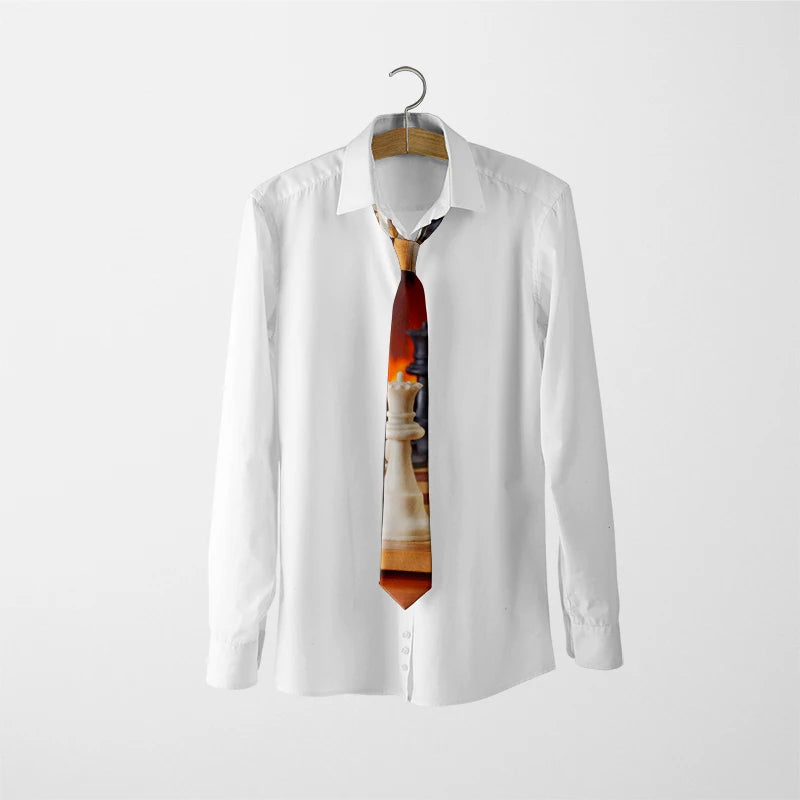 Cravate pour homme, motif animal drôle, motif paon, motif mathématique, en polyester, style décontracté, idéal pour les affaires ou les soirées.