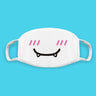 Super Cute Expression Smile Breathable Mouth Face Mask For Korean Black Kpop Unisex Kawaii Face Mouth Muffle Mask Cotton Anime