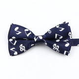 Nœud papillon en forme de note de musique, guitare, piano, pour adultes et enfants, accessoire fantaisie fait à la main pour fête de mariage, cadeau pour hommes