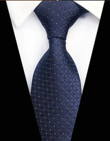 Corbatas de seda tejidas en jacquard con diseño de cachemira a cuadros para hombre, corbatas de 8 cm a rayas para trajes de negocios, bodas y fiestas.