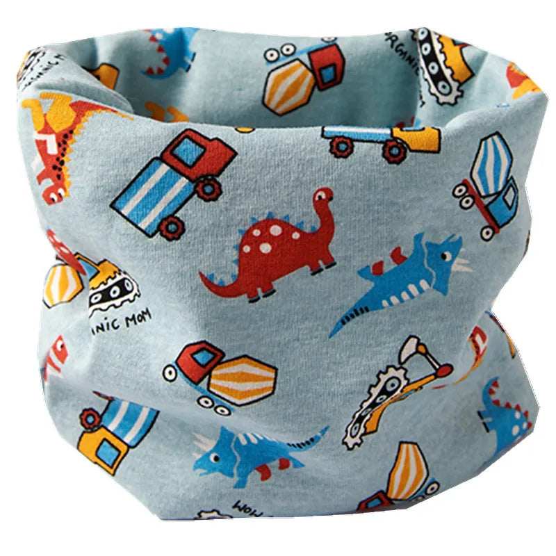 1 PC 100% Cotton Baby Scarf Autumn Winter Children Scarves Baby Neck Collars Girls O Ring Scarf Spring Autumn Kids Boys Scarf