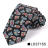 Nouvelle cravate florale pour hommes et femmes, cravate fine en coton pour mariage, cravates décontractées pour hommes, costumes classiques, cravates à imprimé floral