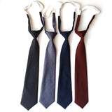 Corbata elástica de 7 cm para niños, corbata escolar para niños, niñas y bebés, corbata de color liso a la moda para bodas, corbata de boda.