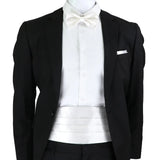 New Fashion Mens Cummerbund Bow Tie Brooch Set Black Red Blue   Waist Seal For Formal Tuxedo Business Suit Dinner Accessories