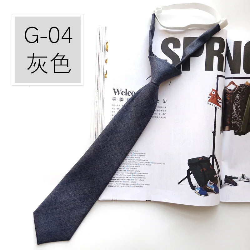 Corbata elástica de 7 cm para niños, corbata escolar para niños, niñas y bebés, corbata de color liso a la moda para bodas, corbata de boda.
