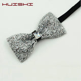 Nœud papillon rose diamant pour homme, nœud papillon strass, accessoire de mariage tendance