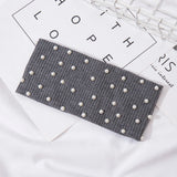 Bow Women's Headbands Pearls Head Bands Knitted Turban Bandana Autumn Winter Elastic Hairband Warm Hair Accessories Headdress