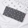 Bow Women's Headbands Pearls Head Bands Knitted Turban Bandana Autumn Winter Elastic Hairband Warm Hair Accessories Headdress