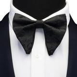 GUSLESON Fashion Paisley Bow Tie For Men Women Classic Big Bowtie For Party Wedding Bowknot Adult Mens Bowties Cravats Red Tie